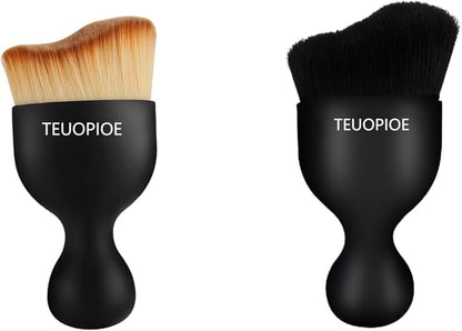 2PCS Car Detailing Brush Set Soft Hair Automotive Interior Dusting Brushes for Dashboard, Air Vents, Keyboard, Car Interior Exterior Cleaning, Car Accessories, Auto Dust Brush