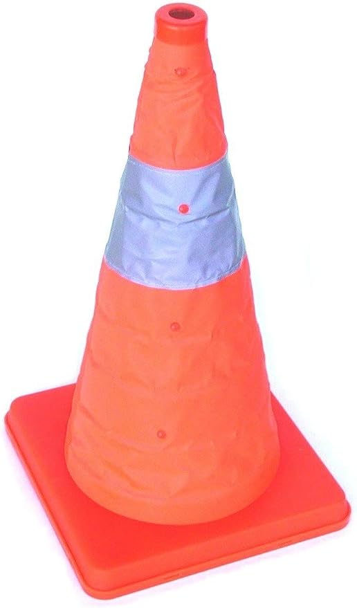 18" Pop-Up Car Traffic Warning Cones Orange Parking Safety Road Guard