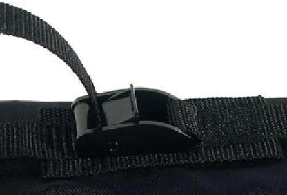 DORSAL Universal Soft Roof Rack Pads for Surfboard Kayak SUPs with Car Tie Down Straps and Storage Bag - Pack of 2 Black Polyester