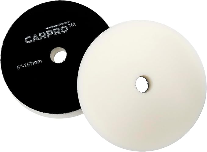 CARPRO Flash Spot Repair Pad - Instant Remove Defects from Paint Overspray, Bird Droppings, Scratches. Polyurethane Foam Use with Dual Action (DA) Polisher - 6 1/4" (Pack of 1)