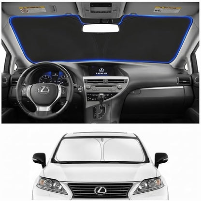 Windshield Sun Shade Sunshade for Lexus RX 2010-2015 | Custom Fit Windshield Cover, Blocks UV Rays, Double-Layer Heat Shield, Durable Frame, Easy Fold & Storage