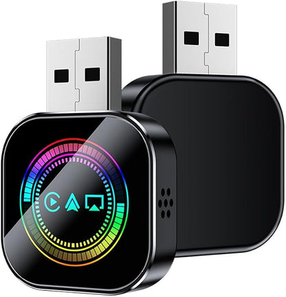 Wireless Carplay Adapter Android Auto Airplay Smart Carplay USB Dongle Wired Connection Plug and Play