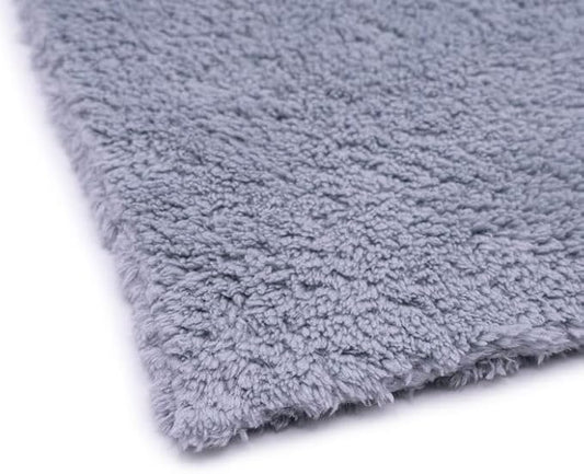 Ethos Plush 470 Microfiber Towels for Cars - Premium Car Detailing Towels - Edgeless Ultrasoft Micro Fiber Cloth for Car Wash, Interior & Exterior (1 - Speed Gray 470GSM)