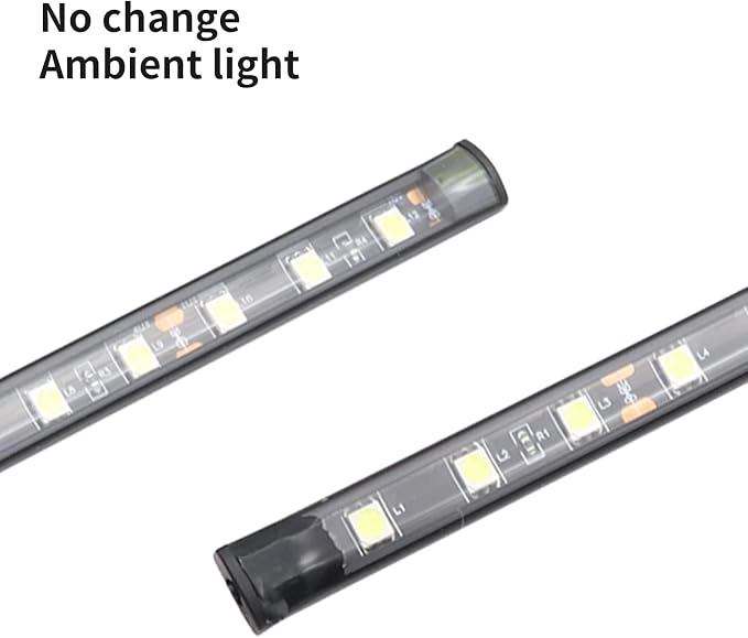 Ambient Lighting Car 2PCS Under Glow Kit with Cigarette Lighter, 12V Underglow Led Lights Car LED Interior Light DRL Daylight Strip Waterproof Driving Fog Lamp RGB Atmosphere Lights (White)