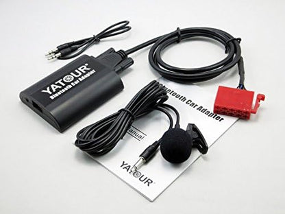 MB Car Bluetoot-h Adapter, Digital Car Stereo Aux Interface with Charging 3.5mm Music Input Port for All Model 1994-1998, B C CL CLS E S SL SLK SLS Class W203 W209 W202(BTA-MB)