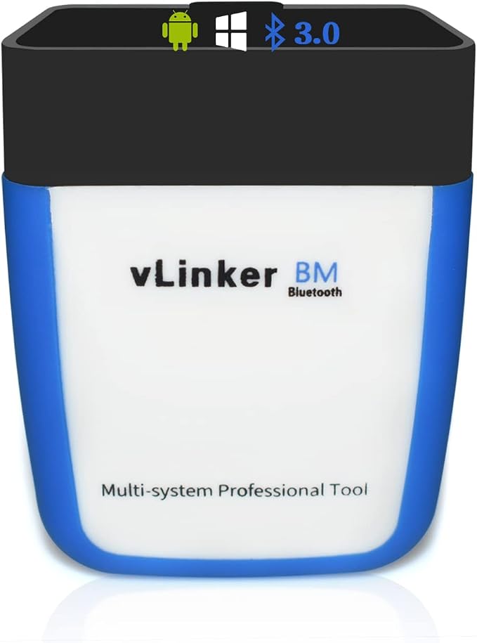 Vgate vLinker BM OBD2 Bluetooth Code Reader for Android & Windows, OBDII Scan Tool for BimmerCode