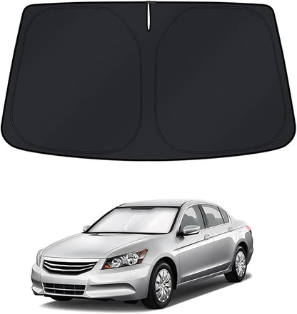 KUST Windshield Sun Shade for Accord 2008-2010 2011 2012 Accessories Sunshade Sun Visor Protector Foldable Block UV Rays