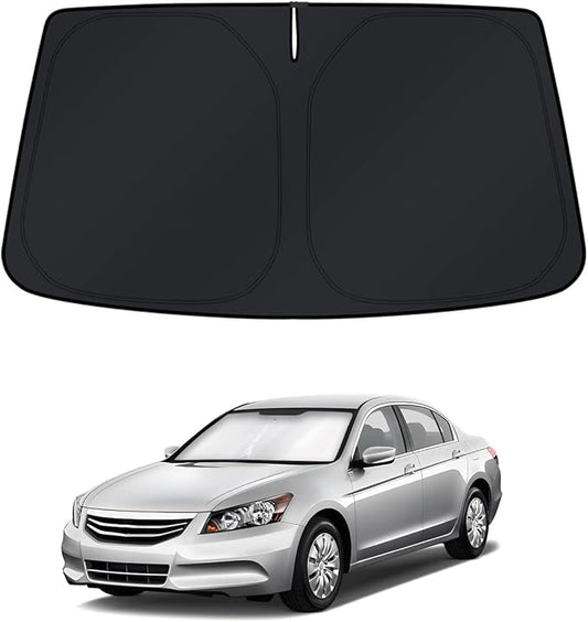 KUST Windshield Sun Shade for Accord 2008-2010 2011 2012 Accessories Sunshade Sun Visor Protector Foldable Block UV Rays