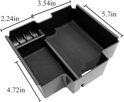 Center Console Tray Armrest Storage Box Compatible with Land Rover Discovery Sport 2015 2016 2017 2018 2019 Door Organizer ABS Tray Insert Glove Pallet