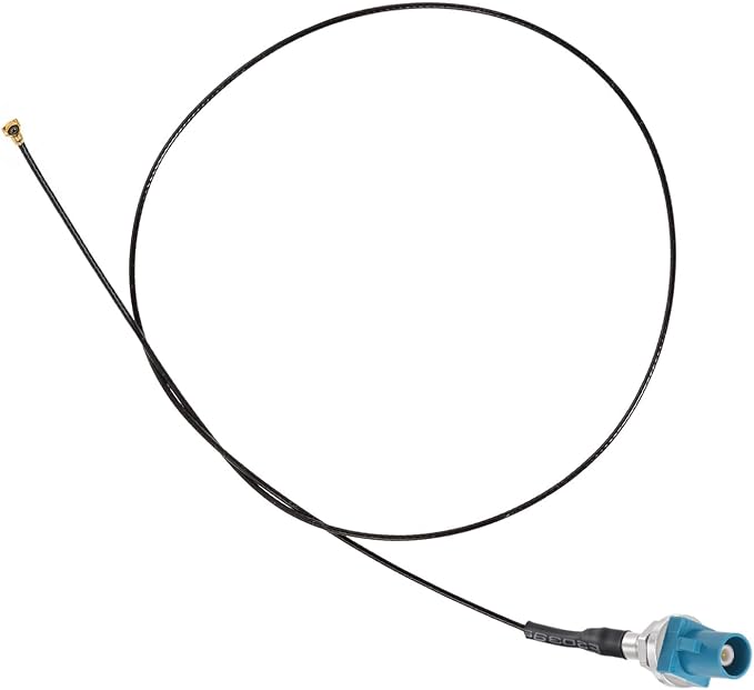 BINGFU Fakra Z Male Bulkhead O-Ring Pigtail Cable Adapter 11.8inch Compatible with Automotive GPS Receivers Bluetooth Wi-Fi Modules