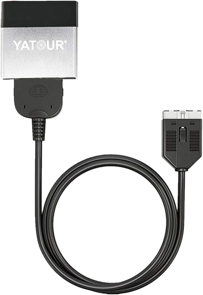 Car Bl Music Adapter Interface Cable Compatible with Ran ge Rover, LAN d Rover LR4, Jagua r XF XKR XK XKR XKR