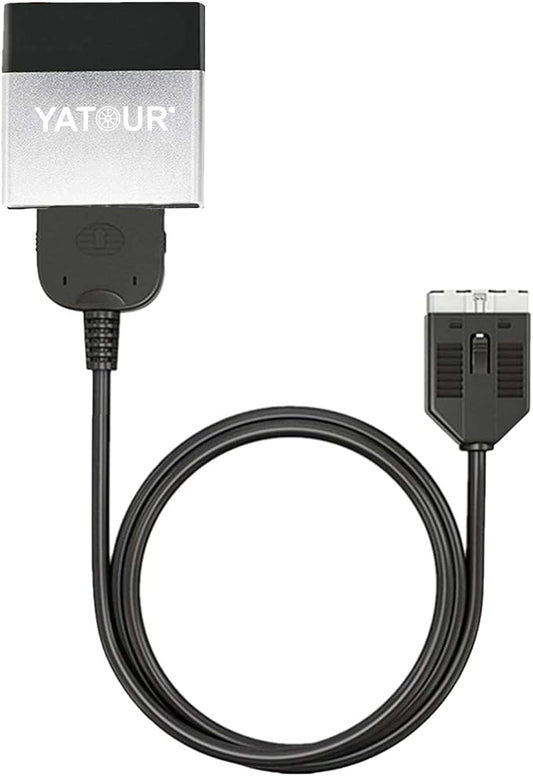 Car Bl Music Adapter Interface Cable Compatible with Ran ge Rover, LAN d Rover LR4, Jagua r XF XKR XK XKR XKR