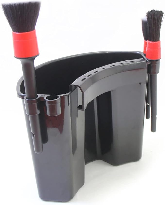Car Detailing Bucket Organizer - Portable Auto Wash Tool Hanger, Black