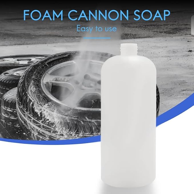 Foam Cannon Bottle Snow Soap Bottles Foam Empty Bottle for Pressure Washer Car Garden Lawn Roofs Cleaning, 2 Pack