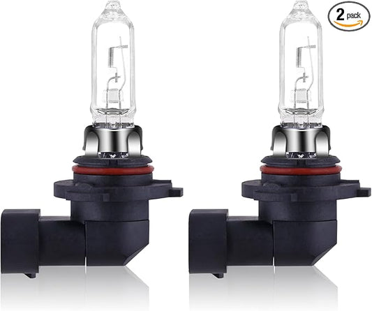 NEWBROWN 9005 HB3 Headlight Bulbs 200% brightness 4300K White 12V/60W HB3 9005 Bulb Halogen Long Life Replacement P20D (9005/HB3, 2 Pack)