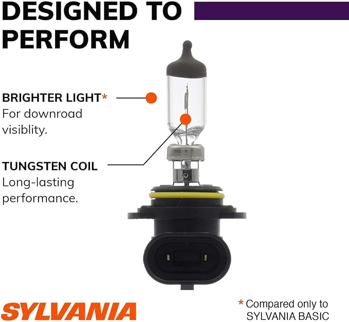 SYLVANIA - 9006 XtraVision - High Performance Halogen Headlight Bulb, High Beam, Low Beam and Fog Replacement Bulb (Contains 1 Bulb)