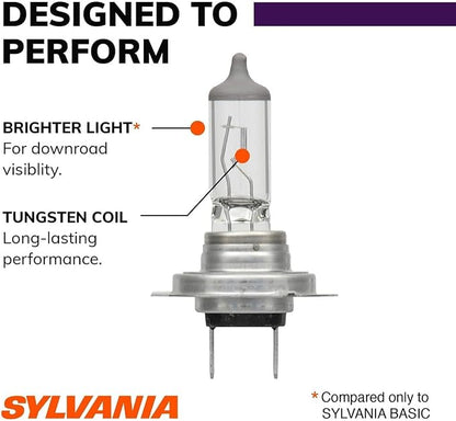 SYLVANIA - H7 XtraVision - High Performance Halogen Headlight Bulb, High Beam, Low Beam and Fog Replacement Bulb (Contains 1 Bulb)