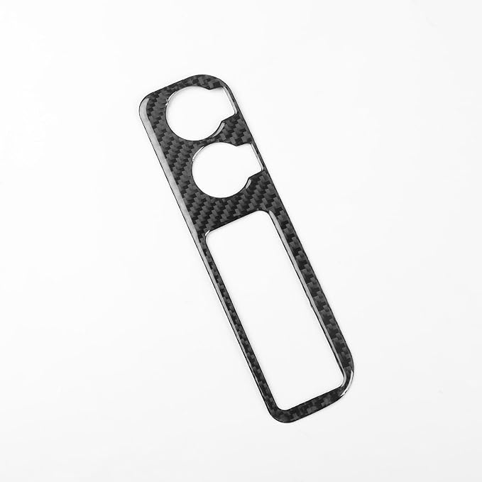 NVCNX Real Premium Carbon Fiber for Toyota 2nd Gen Tacoma Accessories 2012-2015 2013 2014 Car Dash USB Charging Port Panel Cover Interior Trim Thick Overlay Sticker Decal 1PC