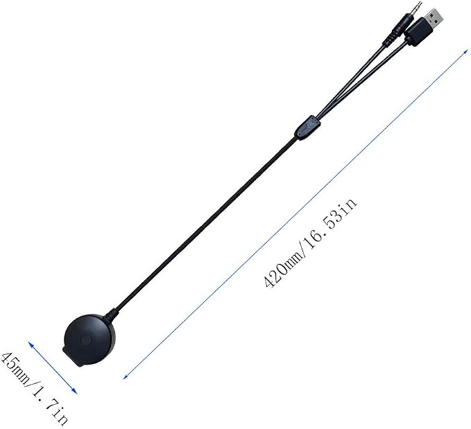 Bluetooth Adapter Compatible with Mini Cooper BMW Car Apple Android Phone Music AUX 3.5 Wireless Cable Capable Devices