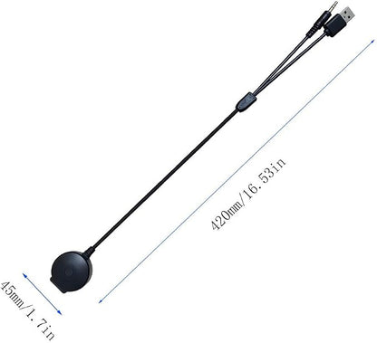 Bluetooth Adapter Compatible with Mini Cooper BMW Car Apple Android Phone Music AUX 3.5 Wireless Cable Capable Devices