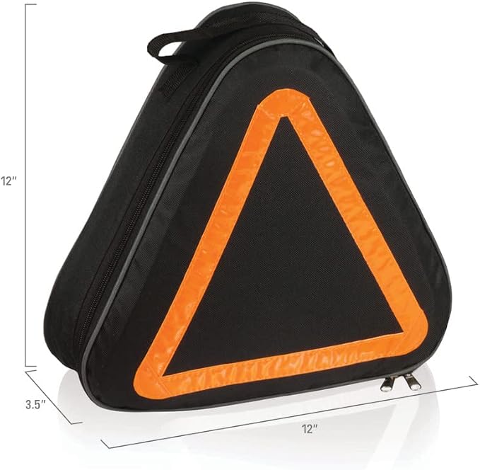 PICNIC TIME NCAA Roadside Emergency Car Kit - Auto Vehicle Safety Road Side Assistance with Jumper Cables and Car Tool Kit