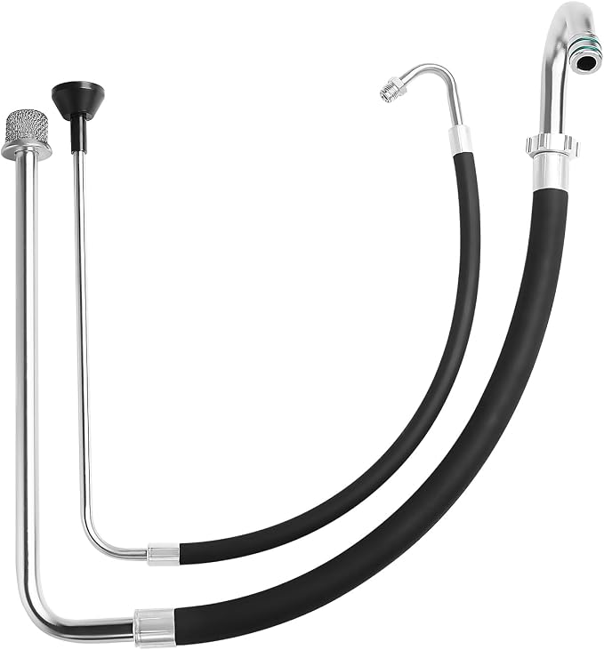 VEVOR Suction Hose Tube and Reflux Line Sets, Aluminum Alloy an Rubber Suction Hose and Reflux Line Set, Paint Sprayers Tool Part, Compatible with Multiple Airless Spraying/Line Painting Machine
