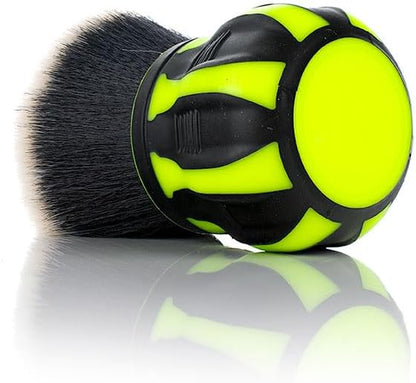 Detail Factory - Curveball XL Synthetic Brush - Ultra Soft Bristles, Comes with Storage Rack, Covers Large Area Inside or Outside Vehicles - Octane Ectoplasm