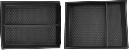 SXCY 2PCS for 2025 2026 Murano Center Console Organizer [Armrest Tray + Under Tray] for Nissan Murano 2025 2026 Central Control Box Murano 2025 2026 Accessories Armrest Organizer Console Storage