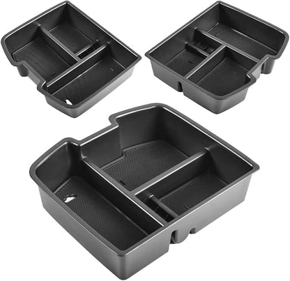 TACORBO Center Console Organizer Tray for 2007-2014 GMC Sierra 2500 3500 Accessories Yukon XL Silverado 2500 3500 Suburban 1500 Tahoe / 07-13 GMC Sierra 1500 Chevy Silverado Suburban 2500 Avalanche