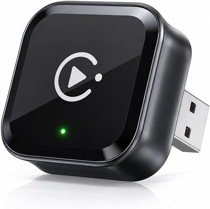 2026 Wireless CarPlay Adapter for iPhone & Android Auto, Mini Wired to Wireless Car Play Adapter, Fast Low-Lag Auto-Connect Bluetooth CarPlay Dongle, Stable Connection, USB & Type-C for Cars