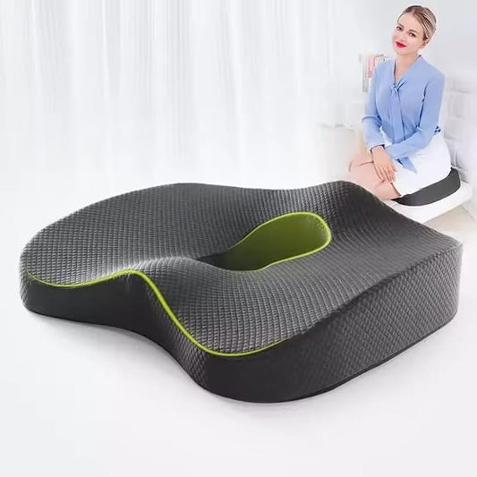 DonutRelax Seat Cushion – Ergonomic Donut Pillow for Tailbone & Pressure Relief, Breathable Mesh Cushion for Office Chair, Home, Car & Wheelchair