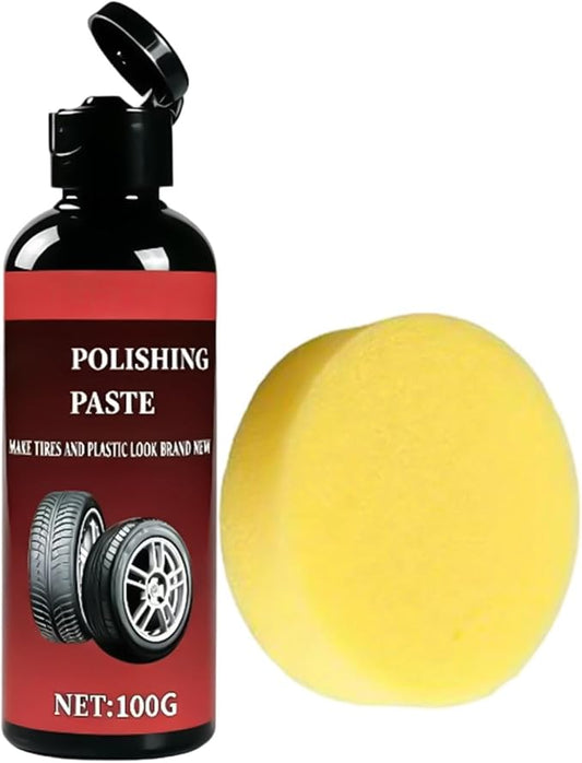 Genérico Tire Shine - High Gloss and High Strength - Tire Restorative Cream | for Vehicles, Trailers, Caravans, Sedans, Pickups, Tractors,