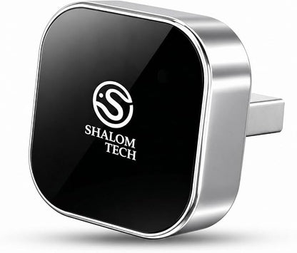 Wireless Car Play Adapter & Car Play Wireless Adapter 2-in-1, SHALOM TECH 5.8GHz Wired to Wireless Dongle, Plug & Play for Factory Wired CarPlay Cars, USB A USB C - (Silver).