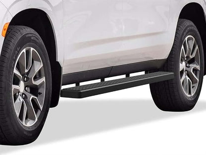 APS Running Boards (Side Bars Step) Compatible with Chevy Suburban 2021-2026 (Stainless Steel Black Powder Coated 5 inches)