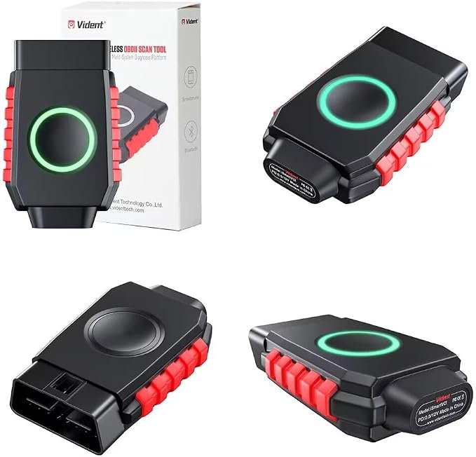 Bluetooth OBD2 Scanner Bidirectional Tools, VIDENT iSmartDiag510Pro Scan Tool with Lifetime Updates, 28 Resets, CAN FD/DoIP, All System Diagnostics for iOS & Android