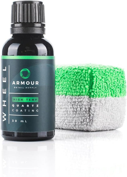 Armour Detail Supply - Wheel Coating - High-Temperature-Resistant Quartz Coating for All Wheel Types & Finishes - Easy Application; 1-Year Protection - 30 ml