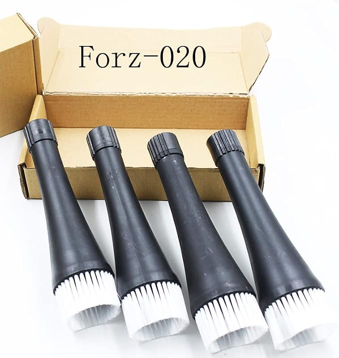 Plastic Rubber Cone Brush Replacement Part for Black z-020 Car Interior Cleaning Gun & Air Blow Out Tool(4pcs/lot)