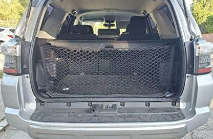 Trunk Organizer Cargo Net for Toyota 4Runner (2 ROW MODELS) 2003-2024 –Envelope Style Cargo Net for SUV–Premium Mesh Car Trunk Organizer Vehicle Carrier Storage–Compatible with 4RUNNER
