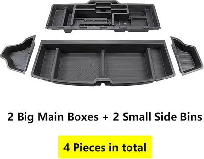 2023-2026 Honda CR-V Trunk Organizer, SUV Insert Cargo Rear Hatch Storage Box fits CRV EX LX EX-L Turbo Sport Under Cargo Floor Storage Bins