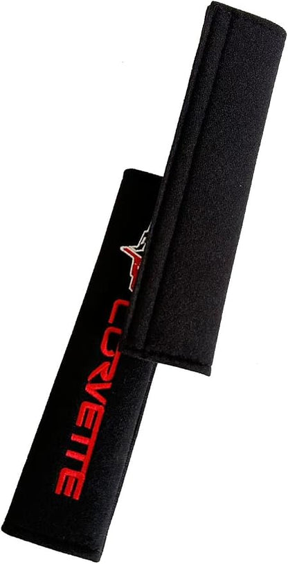 Pair Car Seat Shoulder Comfortable Driving Safety Belt Cushion Pad for Corvette