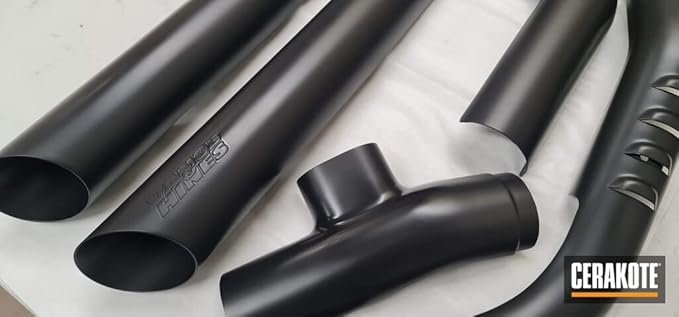 CERAKOTE® Glacier Black Coating Kit (C-7600 16 oz.) - Everything Needed to Spray Cerakote - Air Cure - Durable, High Temp Performance Ceramic Coating (1800°F Rating)