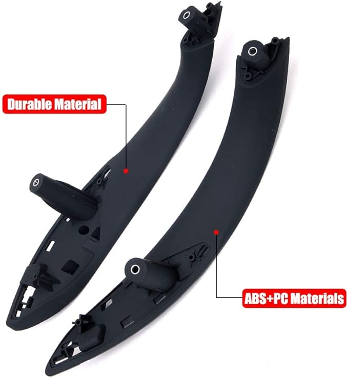BMW Door Handles For Series 3 F30 Series 4 Inner Door Support Trim Pull Strap Armrest Bracket Kit for 2012-2018 BMW 320 328 330 335 and 2014-2017 BMW 428 435 51417279311 Black