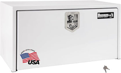 Buyers Products 1704403 Steel Underbody Truck Box, White, 24 x 24 x 30 Inch