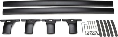 260lbs Roof Racks Cross Bars Compatible with Ford Explorer 2016 2017 2018 2019, Heavy Duty Aluminum Roof Rails Crossbars Rooftop Luggage Carrier Snowboard Skiboard Black