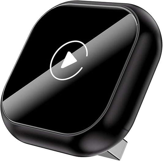 Mini Wireless CarPlay Adapter for BMW i5 2024 2025, Wired Car Play to Wireless Plug & Play Auto Connect CarPlay Adapter,A-Black
