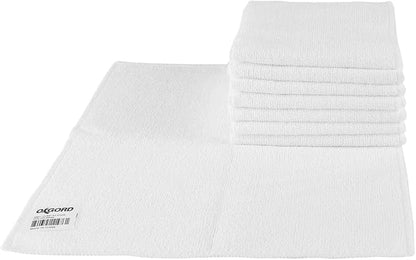 OxGord Microfiber Cleaning Cloth - 32 Pack of Thick, Lint-Free Soft Towels Best for Car Wash, Home Multi-Use, Kitchen Counter & Eye-Glasses Etc. Re-Washable Micro Fiber Rags Household Cleaner Supplies
