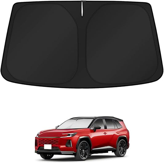 KUST Windshield Sun Shade for Toyota RAV4 2026 Window Accessories Shade Sun Visor Cover Foldable Block UV Rays