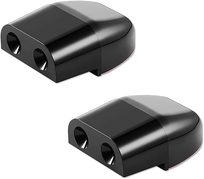 2 Pack Deer Whistles, Animal Warning Devices for Car with Rubber Pads, Deer Whistles Devices Animal Alert, Deer Whistles Warning Device for Car and Trucks Motocycles