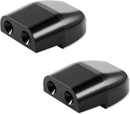2 Pack Deer Whistles, Animal Warning Devices for Car with Rubber Pads, Deer Whistles Devices Animal Alert, Deer Whistles Warning Device for Car and Trucks Motocycles
