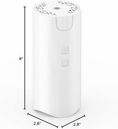 Marchred 100ML Car Essential Oil Diffuser, Rechargeable Battery Powered, 7 Color Lights, 2 Mist Modes, Cordless Portable Aromatherapy Humidifier for Car Home Outdoor